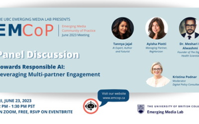 Towards Responsible AI with University of British Columbia Emerging Media Lab
