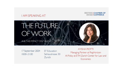 RegHorizon at the British Swiss Chamber of Commerce